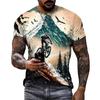 Vintage Bike Graphic T Shirt for Men Clothing 3D Printed Bicycle T-Shirt Gym Sport Tops Tee Streetwear Men Clothes Short Sleeve