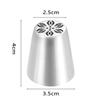 Cake Decorating Fondant Pastry Tips Flower Nozzle Icing Piping Nozzles Baking Mold Ice Cream Tool