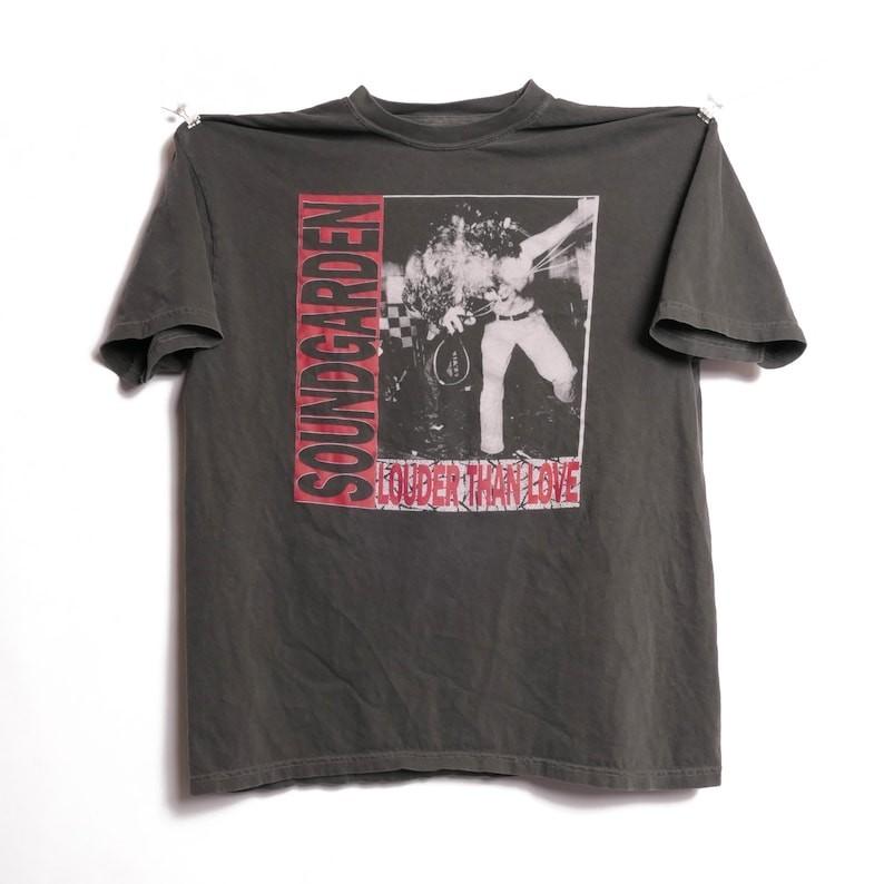 Винтажная футболка Soundgarden 90-х Гранж Рок-группа Футболка Выцветшая Редкая Коллекционная
