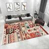 Ковер в этническом стиле, противоскользящий, с винтажным марокканским принтом, для гостиной, спальни, балкона и т.д., разных размеров, коврик для украшения дома