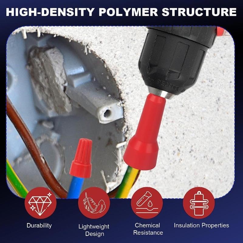 Compact & Portable Wire Twisting Tool Set with Square Silver Wire Strippers Reliable & Convenient Wiring Solution