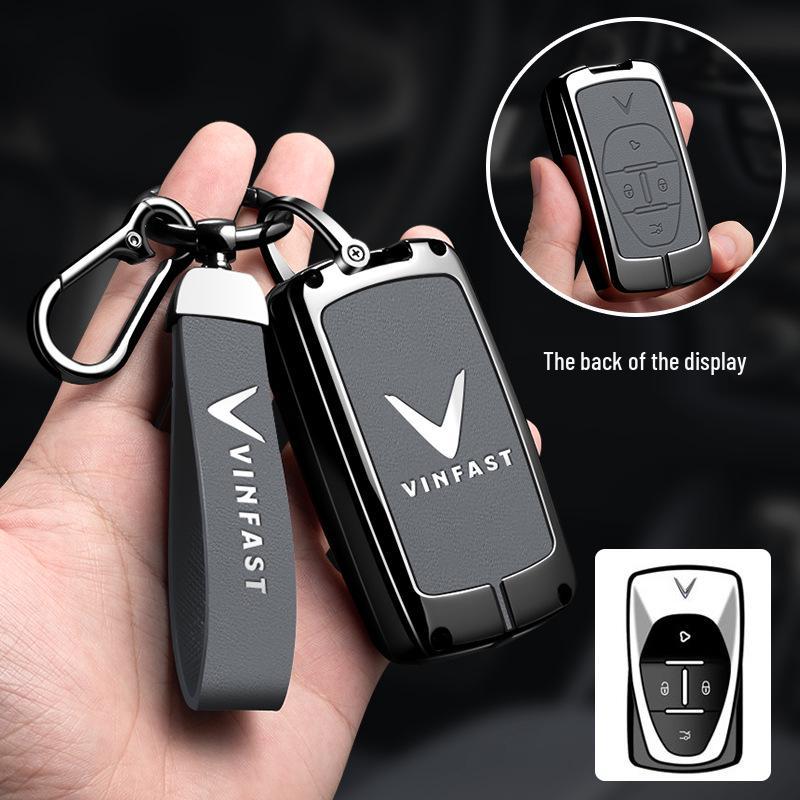 Vinfast Vietnam Car Key Case for Zhonghua V5/VF8 VF3/5/9 with Premium Keyring Buckle