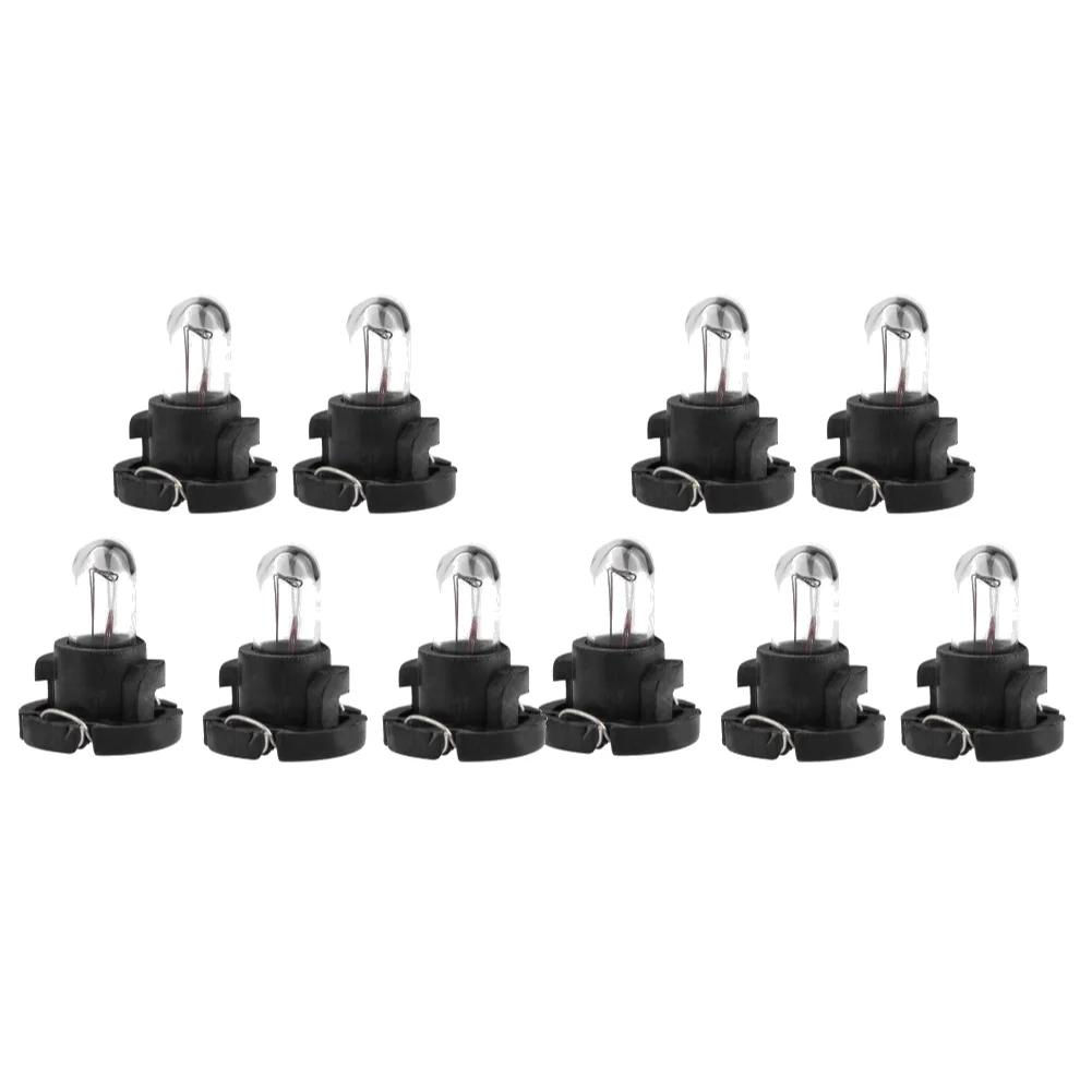 30-5PCS T4 Universal 12V Car Dashboard LED Bulb Auto Interior Lighting Reading Bulbs for Toyota Honda Nissan Replacement Bulbs