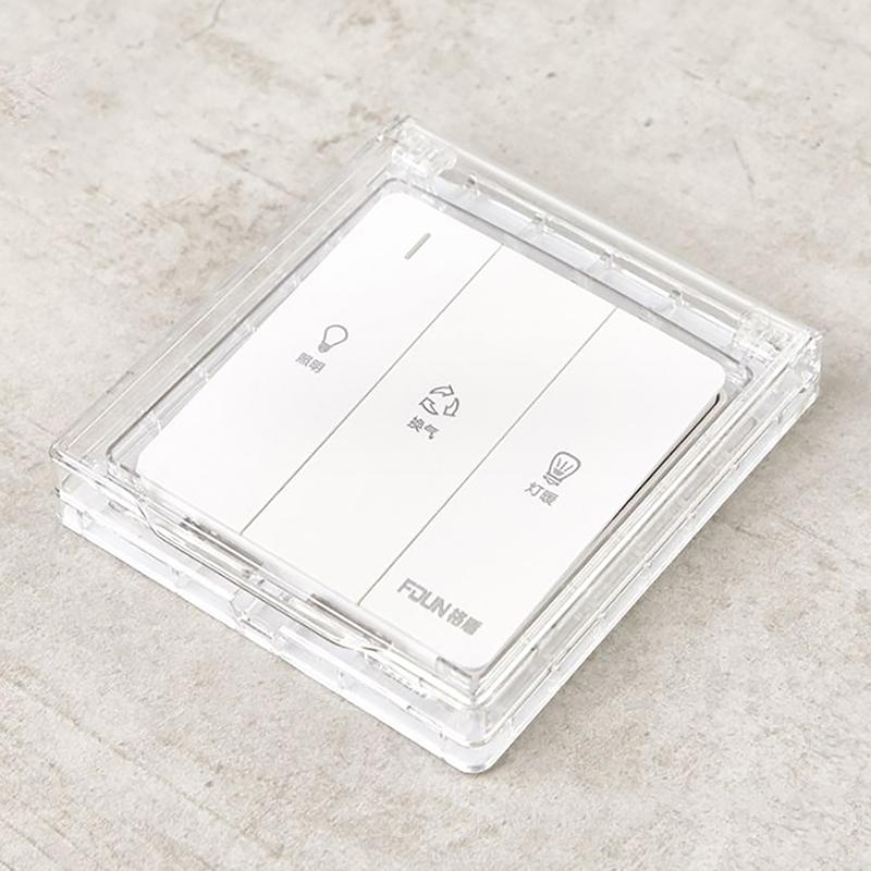 86 Тип Самоклеящаяся Утолщенная Настенная Розетка Водонепроницаемая Коробка Электрическая Вилка Крышка