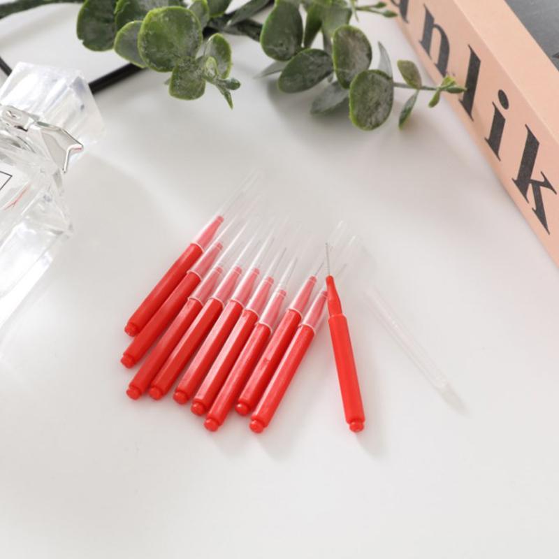 10 шт. межзубных щеток Denta Floss Cleaning стоматологическая щетка ортодонтическая стоматологическая щетка для зубов