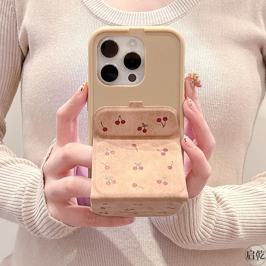 Магнитная подставка-трансформер Flip Cherry для чехла для телефона IPhone16/15 для Apple 14/13promax