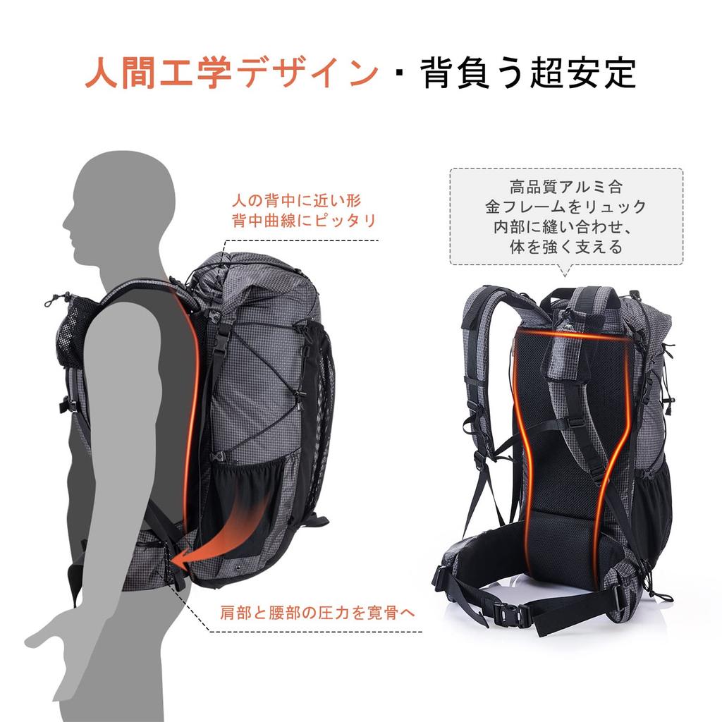 Official Shop Climbing Hiking Large Disaster Highly Comes with Rain Cover [Naturehike] Backpack, Rucksack, Bag, Rucksack, Outdoor, Capacity, Storage,