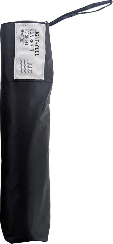 Rose Sangyo 60см Легкий Складной Зонт от Солнца и Дождя, Карбон 61601201, Мужской, Черный,