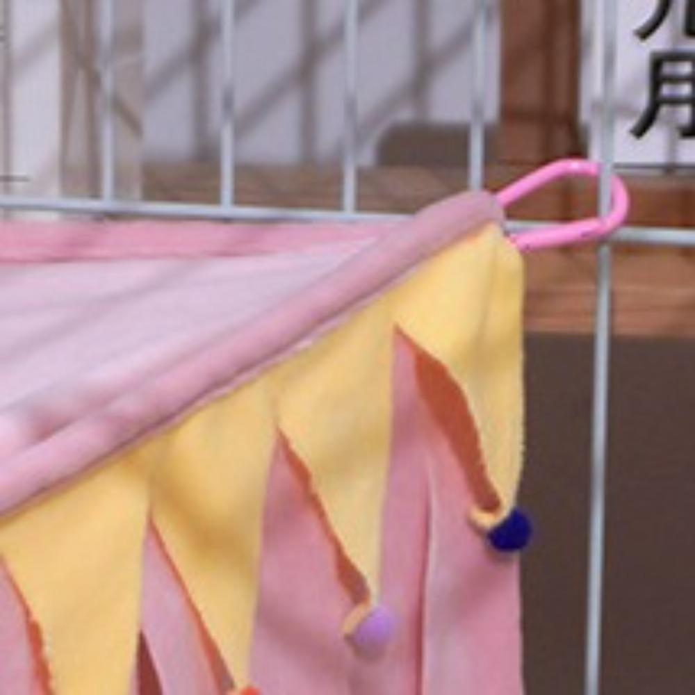 Tassel Strip Guinea Pig Pet Tent Hideout Curtain Small Animals Hide House Soft Sleeping Bed Hamster Hide Corner Nest Hedgehog