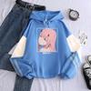 Zero Two Cute Print Hooded Darling In The Franxx Anime Streetwear Men Women Casual Hoodies Harajuku Comfortable Sweatshirt