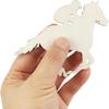 30 Pack 4 Inch Wood Jockey Horse Cutouts Unfinished Wood Jockey Horse Crafts Wooden Jockey Horse Hanging Ornaments DIY Jockey Horse Craft Gift Tags