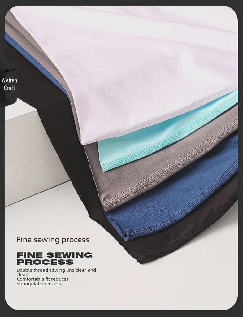 Catman Men's Summer Quick-Dry Seamless Sports Vest: Ice Silk, Tight Fit, Wide Shoulders.