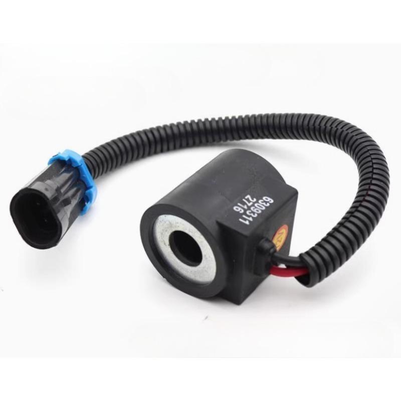 1PC Pilot Solenoid Valve Coil For Excavator SUNWARD 50 60 70 80 90