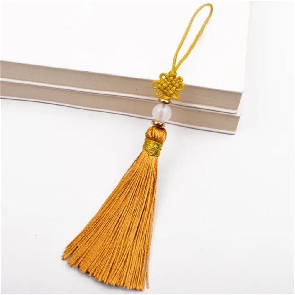 Beads Chinese Knot Tassel Classical Style Chinese Knot Pendants Car Key Chain DIY Crafts