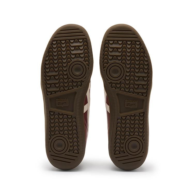 ONITSUKA TIGER Tokuten Fashion Универсальные Прочные Низкие Повседневные Кроссовки Унисекс Повседневные Кроссовки Бордовый 1183B938-600