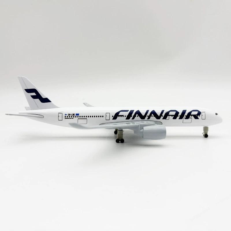 Finnair Air Airways A350 Самолет из металлического сплава 20 см Масштаб 1/400 Модель самолета с подставкой Авиационная коллекция Декорация Подарок