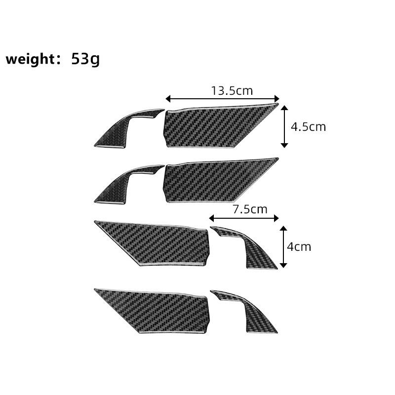 Углеродное волокно, внутренняя отделка салона автомобиля для Toyota Camry 8, ящик для хранения центральной консоли, декоративная наклейка, внутренняя отделка автомобиля