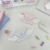 Korean Ins Wind Cute Wings Envelope Coin Purse Portable Canvas Bundle Mini Bag Card Earphones Trinkets Compact Storage Bag