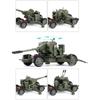 1/35 откатной автомобиль, противополетная пушка, зенитная пушка, двойной бегун, миномет, запуск ракеты, военная модель из сплава, детская игрушечная машина, литые под давлением металлические автомобили, игрушки