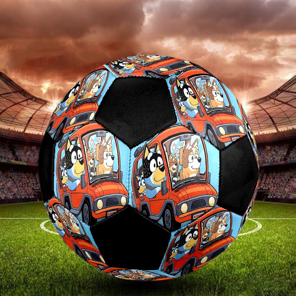 Bluey Theme Size 5 Soccer Ball, Suitable for Both Indoor and Outdoor Matches, a Gift Suitable for Everyone.