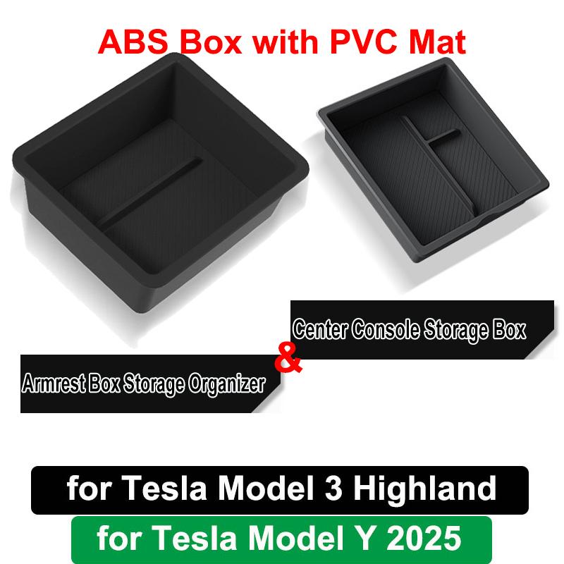 Для Tesla Model Y Yl Juniper Органайзер для центральной консоли, ящик для хранения, органайзер в подлокотник, аксессуары для Tesla Model 3 Highland