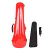 Футляр для скрипки с гигрометром Легкий чехол для переноски из углеволокна для размера 4 4 Двойные плечевые ремни Красный