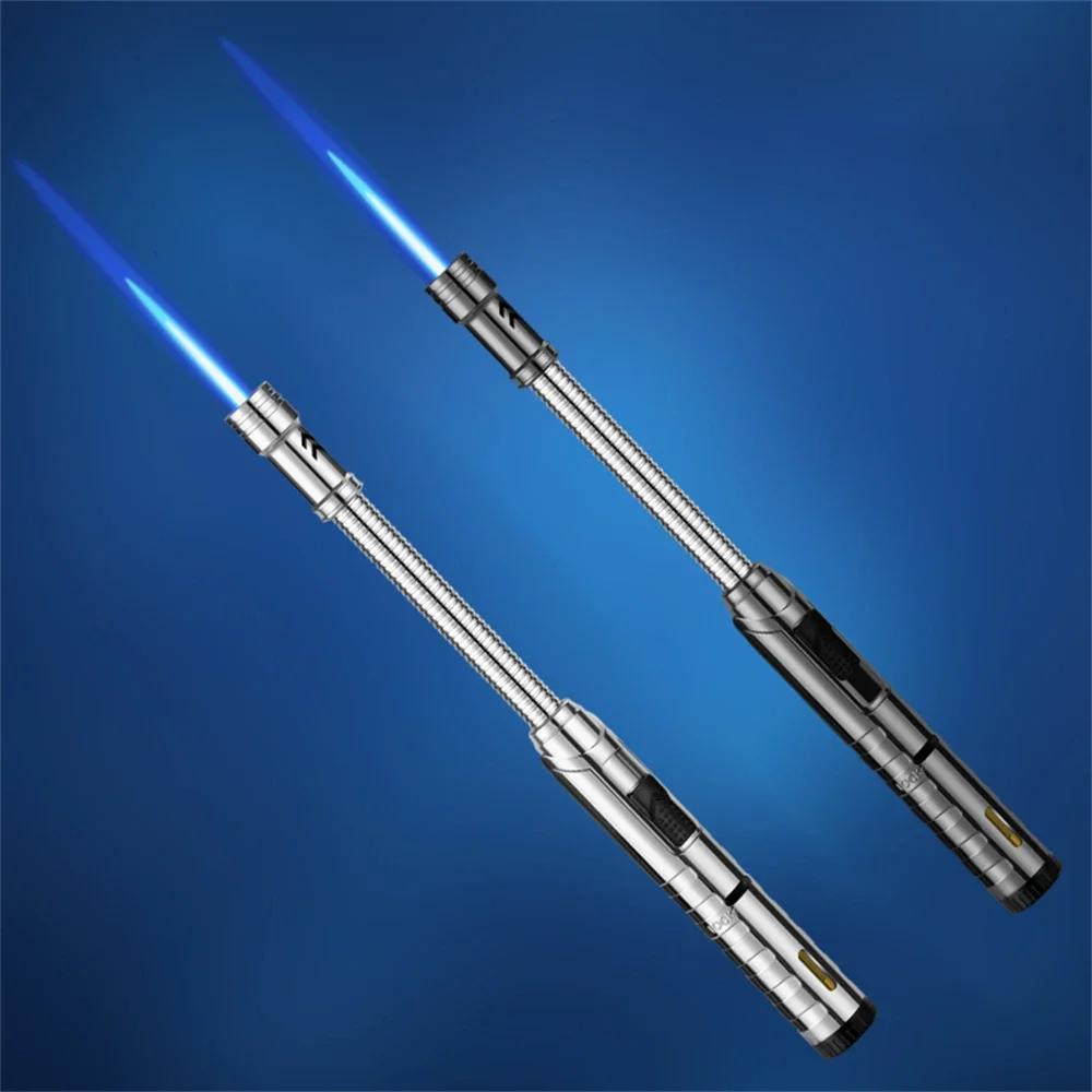 2 шт. шланг кухонная газовая зажигалка гибкая свеча газовая плита зажигалка для сигар ветрозащитный бутановый сварочный пистолет уличный инструмент для зажигания барбекю