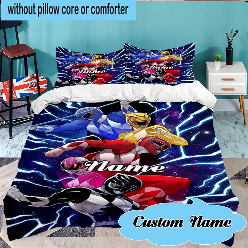 Custom Name Rangers Legacy Bedding Set 3pcs, Bedding Set Including 1pc Duvet Cover And 2pcs Pillowcases for Bedroom, Dormitory Gift