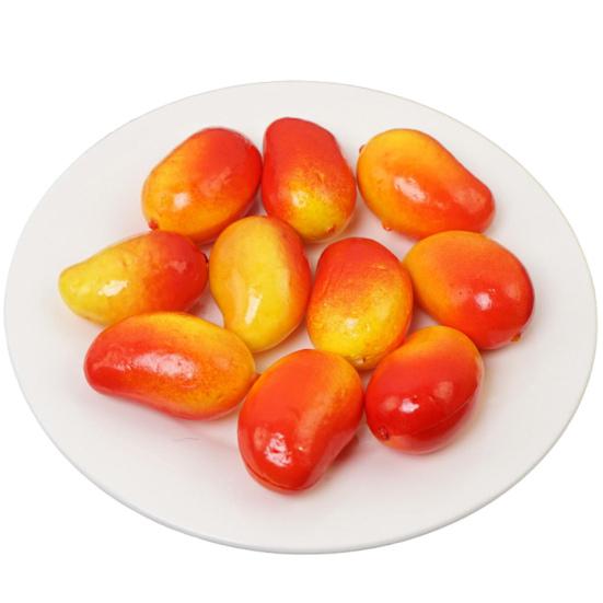 10 шт./пакет искусственные фрукты пенопластовые яркие цвета реалистичные мини долговечные фото реквизиты поделки обеденный стол декор поддельные овощи товары для дома