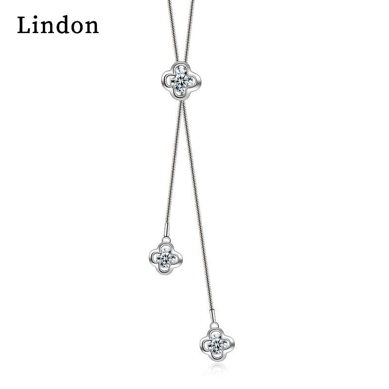 Lindon Women Necklace Pendant Copper Alloy Zircon Fashion Gift