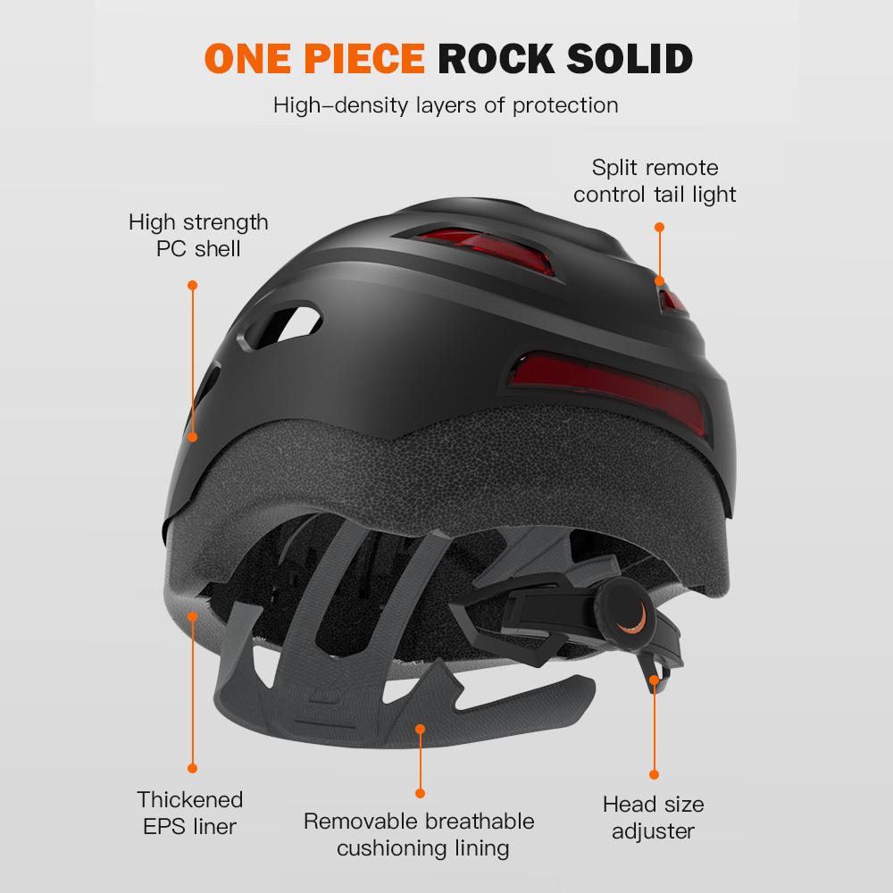 Умный велосипедный шлем с камерой 1080P, беспроводные защитные колпачки с Wi-Fi и задним фонарем