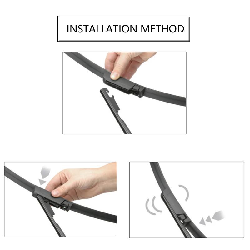 For R8 4S 2007-2023 Double Rubble Car Wiper Accessories Auto Parts Cleaning Windshield Windscreen Frameless