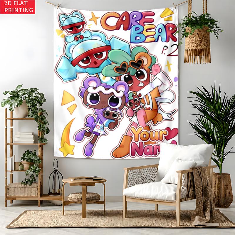 Dandys world Custom Name Tapestry Personalized Wall Art Hanging Bohemian Home Decor for Bedroom Dorm Living Room