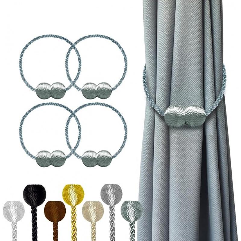 1pcs Sturdy Magnetic Curtain Holders - Robust Design, Elegant And Minimalist Curtain Clips with Powerful Magnetic Fastening