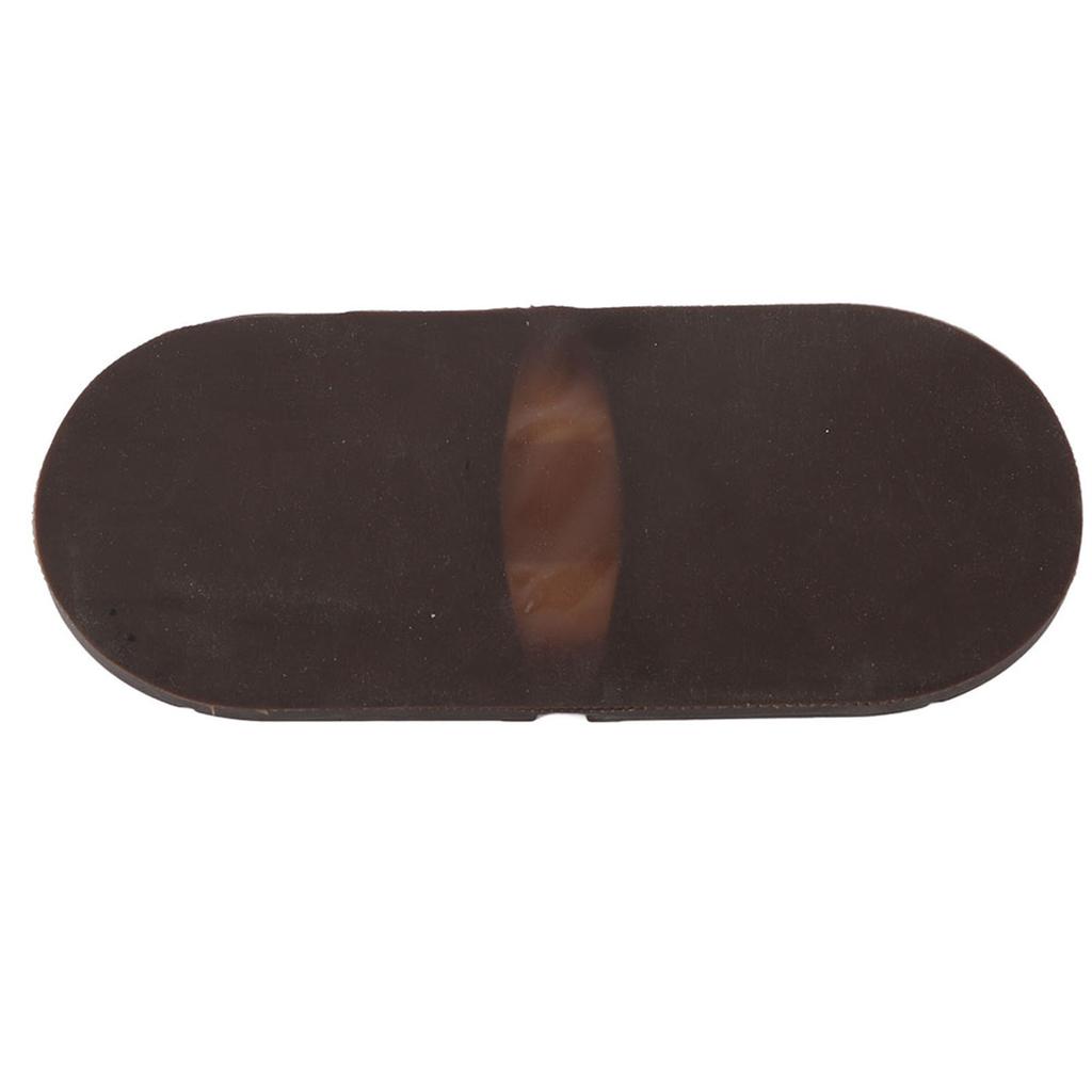 Leather Shoes Rubber Wearproof Outsoles Handmade Shoes Repair Half Sole (Brown Heel)