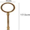 Manifer Brass Magnifying Glass with Leather Storage Case Handmade Magnifying Spear