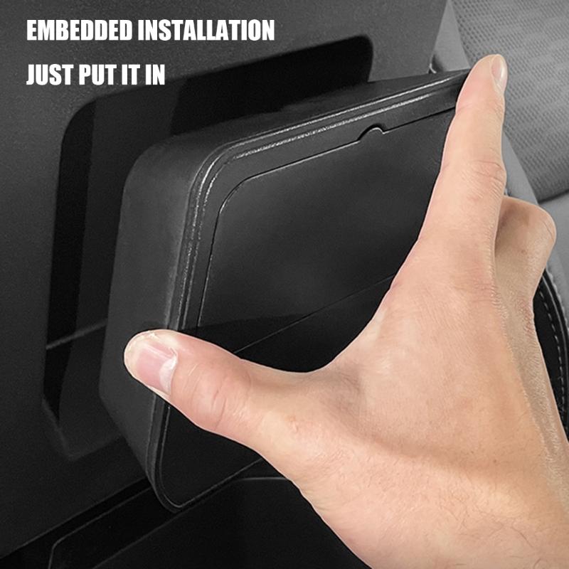 Armrest Console Storage Box, ABS Lid Compartment with Covered Access for Prado 2024-2025 Cards, Cables, and Tissues