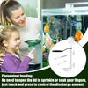 Aquarium Fish Tank Feeder Pipe Directional Telescopic Suction Cup Clear Dispenser For Vacation Shrimp Turtle Feeding Home Pond