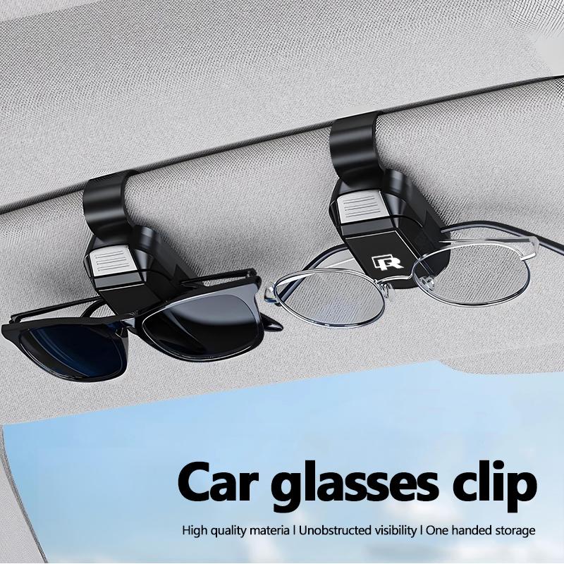 1Pcs Glasses Storage Holder Car Sun Visor Sunglasses Clip For VW GTI Polo Golf Passat Tiguan Arteon Touareg CC Taigo Caddy Jetta zk5
