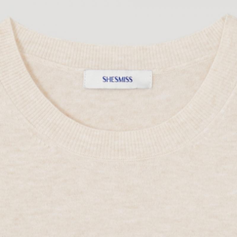 She S miss Круглый вырез Половина рукава Вязаный SSkpop12600 Ot