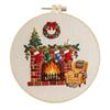 DIY Christmas Sewing Kits Santa Claus Punch Needle Kits Christmas Embroidery Kit  Wall Decor