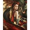 5D DIY Diamond Painting Cartoon Magic Dragon. Diamond Embroidery Cross Stitch Kit Rhinestone Mosaic Home Decor