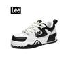 Lee Men's Autumn New Casual Sneakers Thick Sole Height Increasing Bread Shoes Sports Shoes Black Size 39