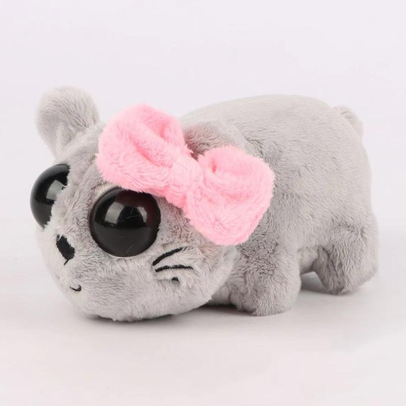 Sad Hamster Musical Plush Toy Kawaii Soft Stuffed Animal Cute Hamster Plushie Doll for Christmas Birthday Gift