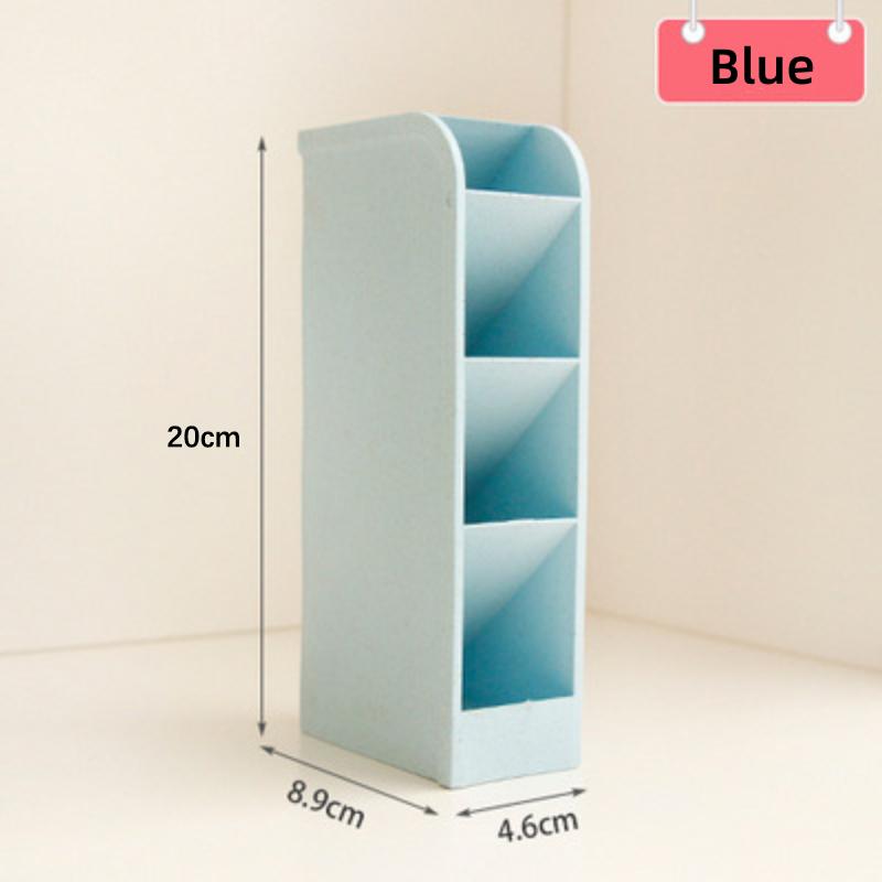 Multi-functional Organizer Box Desktop Multi-Layer Pen Holder Cosmetic Brush Storage Holder For Office Home Supplies Stationery