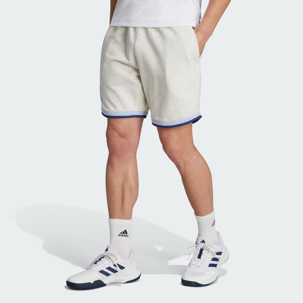 adidas Теннисные шорты Clubhouse Premium, мужские шорты, смешанные, белые IJ4921