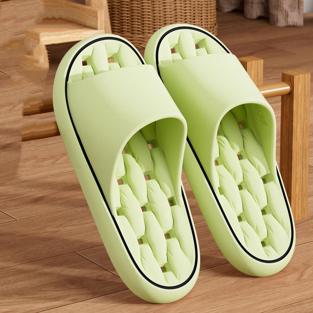 Массажные нескользящие тапочки Stepping Shit Feeling Slippers EVA нескользящие антизапаховые