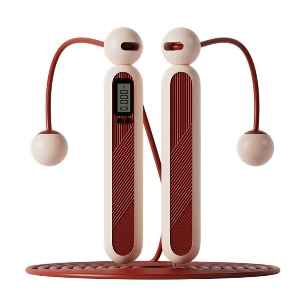Adjustable Cordless Counting Skipping Rope with Counter Skipping Ropes Unisex