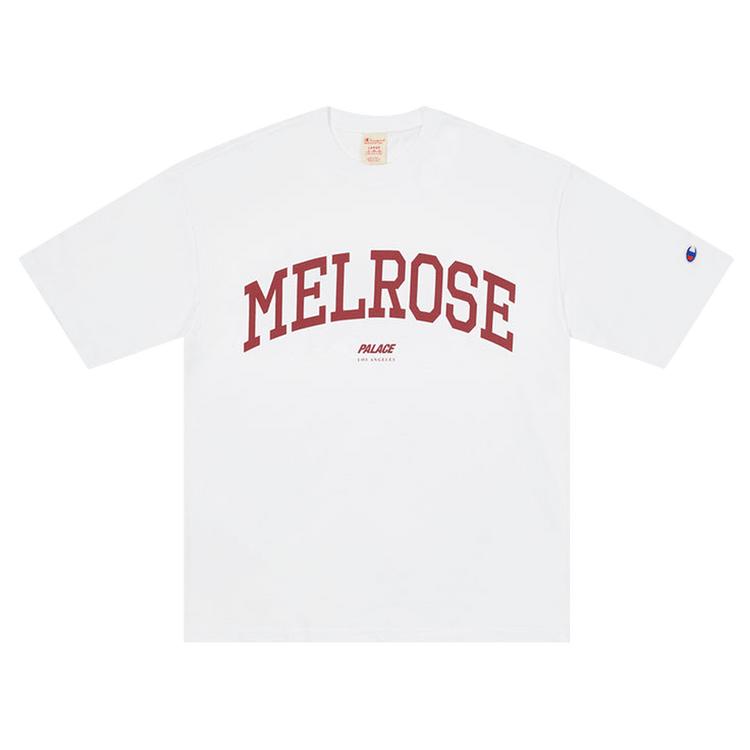 Palace Футболка X Champion Shop (Лос-Анджелес) Белые Унисекс Топы P22TS457