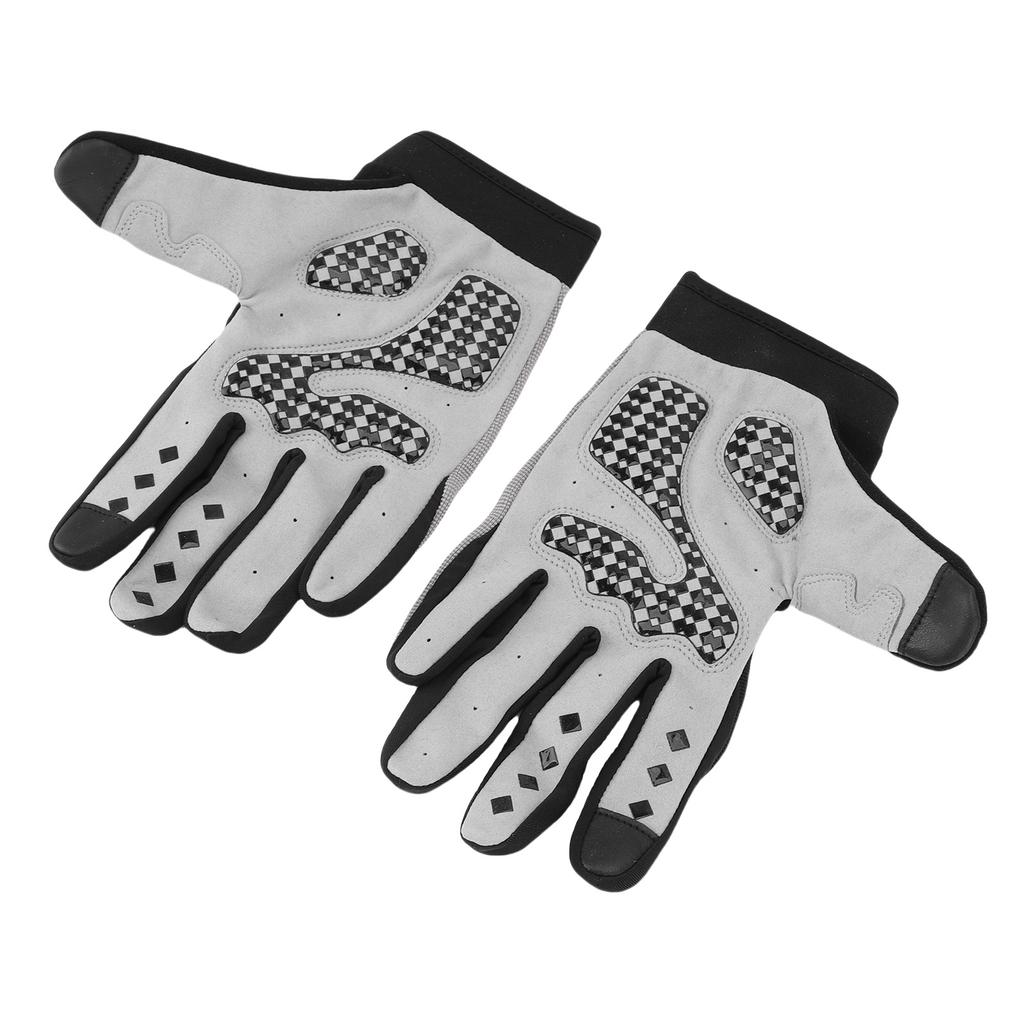 Велоперчатки с полными пальцами, сенсорные, для горного велосипеда, для мужчин и женщин, мотоциклетные, для электросамоката, противоскользящие, амортизирующие